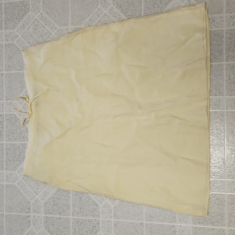 Tommy Hilfiger Yellow Midi Skirt